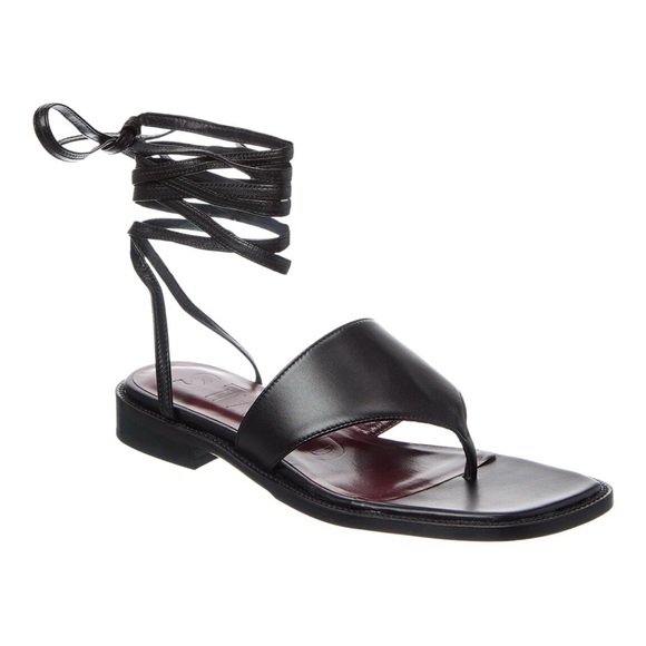 Staud Lace Up Alexandre Sandal - Picture 1 of 6